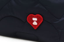 QUILTED HEART MONOGRAM SHOULDER BAG