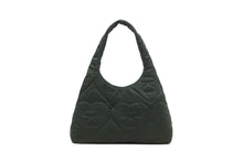 QUILTED HEART MONOGRAM SHOULDER BAG