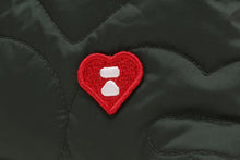 QUILTED HEART MONOGRAM SHOULDER BAG