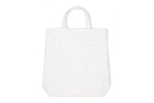 QUILTED HEART MONOGRAM TOTE BAG