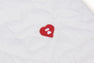 QUILTED HEART MONOGRAM TOTE BAG