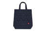 QUILTED HEART MONOGRAM TOTE BAG
