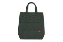 QUILTED HEART MONOGRAM TOTE BAG