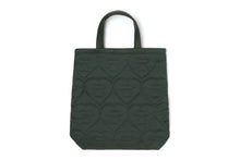 QUILTED HEART MONOGRAM TOTE BAG