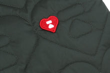 QUILTED HEART MONOGRAM TOTE BAG