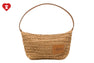 HEART BADGE WEAVING HANDBAG
