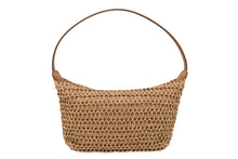 HEART BADGE WEAVING HANDBAG