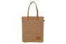 HEART BADGE WEAVING TOTE BAG