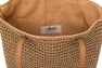 HEART BADGE WEAVING TOTE BAG