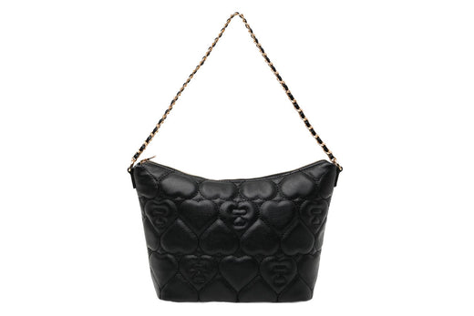 QUILTED HEART MONOGRAM MINI HANDBAG