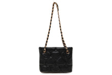 QUILTED HEART MONOGRAM HANDBAG