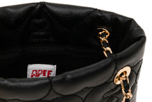 QUILTED HEART MONOGRAM HANDBAG