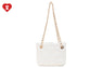 QUILTED HEART MONOGRAM HANDBAG