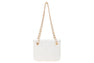 QUILTED HEART MONOGRAM HANDBAG
