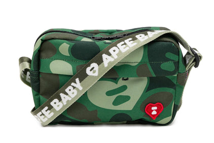 HEART BADGE CROSSBODY CAMO MINI BAG #1