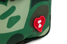 HEART BADGE CROSSBODY CAMO MINI BAG #1
