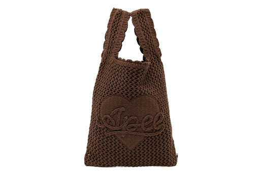CROCHET TUCK STITCH STATEMENT SMALL TOTE