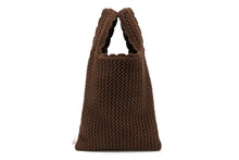 CROCHET TUCK STITCH STATEMENT SMALL TOTE