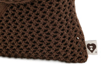 CROCHET TUCK STITCH STATEMENT SMALL TOTE