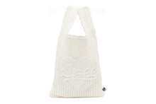CROCHET TUCK STITCH STATEMENT SMALL TOTE