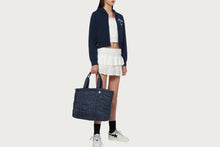 LINE CAMO QUILTING BIG TOTE BAG
