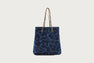 APEE LINE CAMO DENIM DRAWSTRING MINI BAG