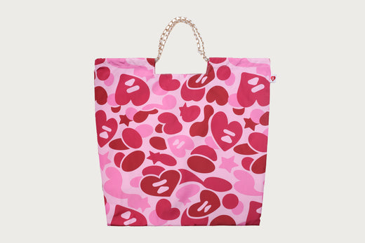 APEE CAMO PRINTED SHOPPING BAG