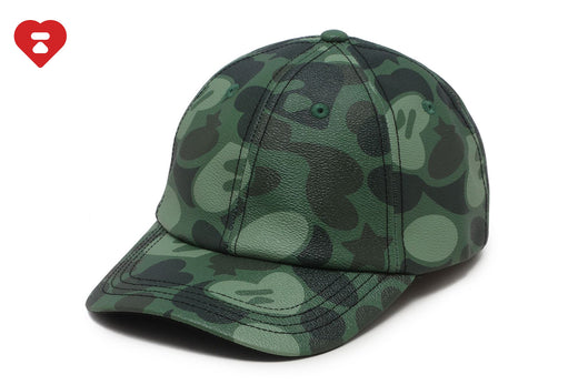 FAUX LEATHER BASEBALL CAP