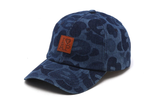 DENIM CAMO BASEBALL CAP