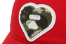 HEART LOGO BASEBALL CAP