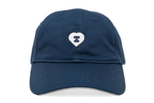 HEART EMBROIDERY WASHING DENIM CAP