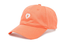 HEART EMBROIDERY WASHING DENIM CAP