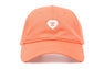 HEART EMBROIDERY WASHING DENIM CAP