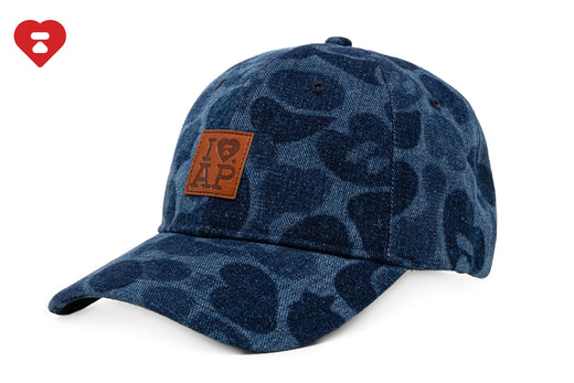 DENIM CAMO BASEBALL CAP