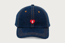 APEE HEART LOGO DENIM CAP