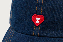 APEE HEART LOGO DENIM CAP
