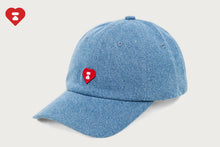 APEE HEART LOGO DENIM CAP