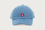 APEE HEART LOGO DENIM CAP