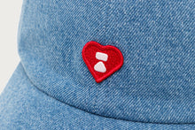 APEE HEART LOGO DENIM CAP