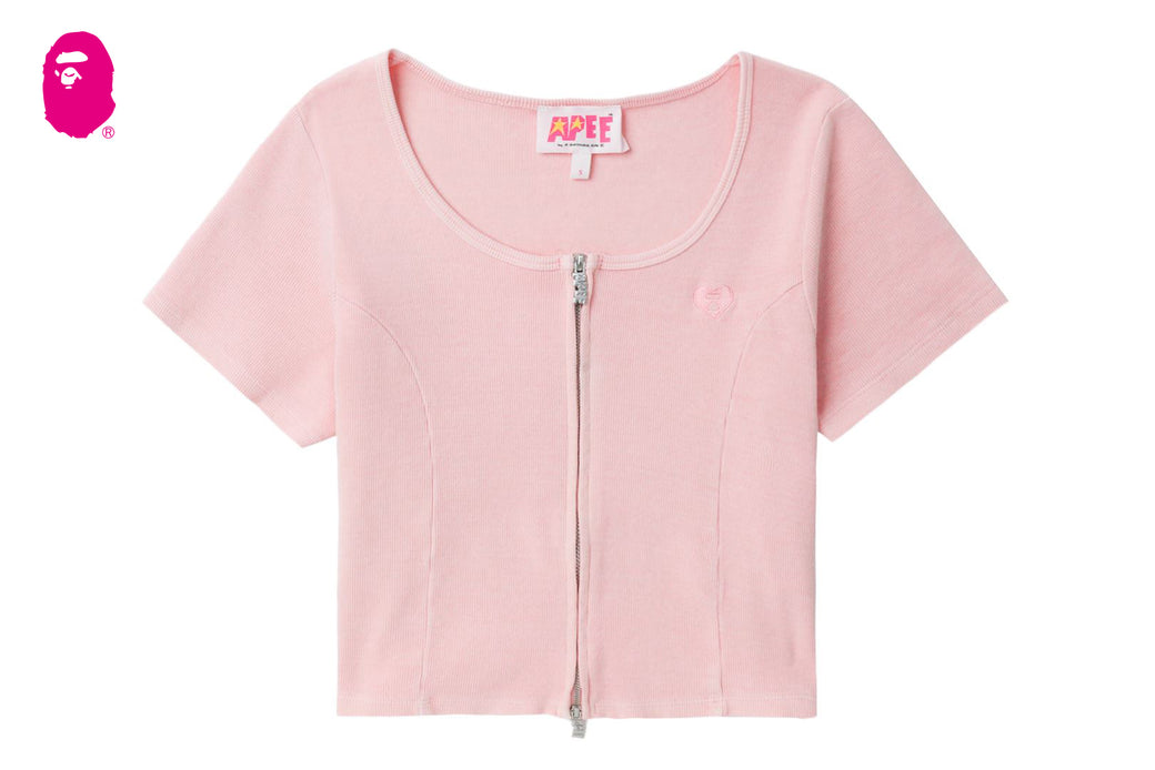 WASHED ZIP UP TOP | bape.com
