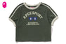 LOGO PRINTED CROP TEE