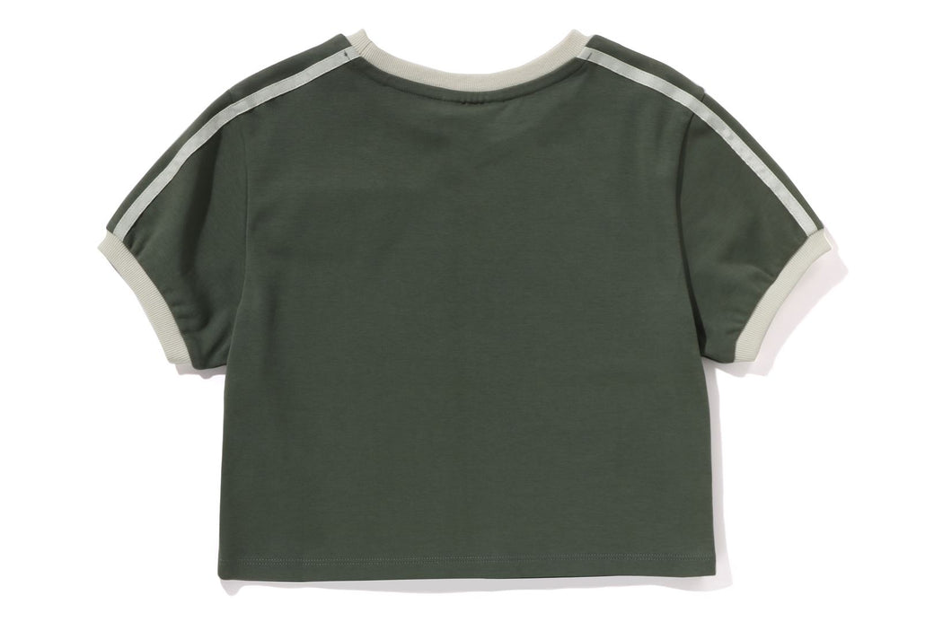 A BATHING APE 関税込 ロゴ・ユニオンTシャツ LOGO PRINTED CROP TEE | bape.com