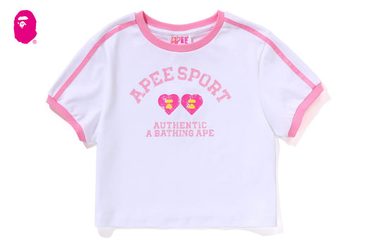 LOGO PRINTED CROP TEE