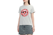 ROUND CAMO HEART PRINT TEE