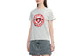 ROUND CAMO HEART PRINT TEE