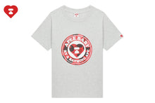 ROUND CAMO HEART PRINT TEE