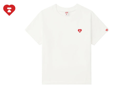 HEART BADGE CROP TEE