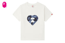 BIG CAMO HEART PRINT CROP TEE