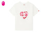 BIG CAMO HEART PRINT CROP TEE