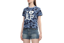 CAMO MONOGRAM PRINT CROP TEE